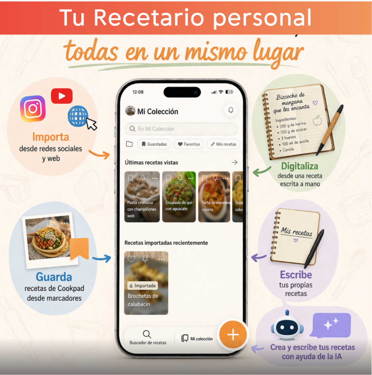 App para guardar recetas gratis: 6 formas de armar tu recetario personal en Cookpad