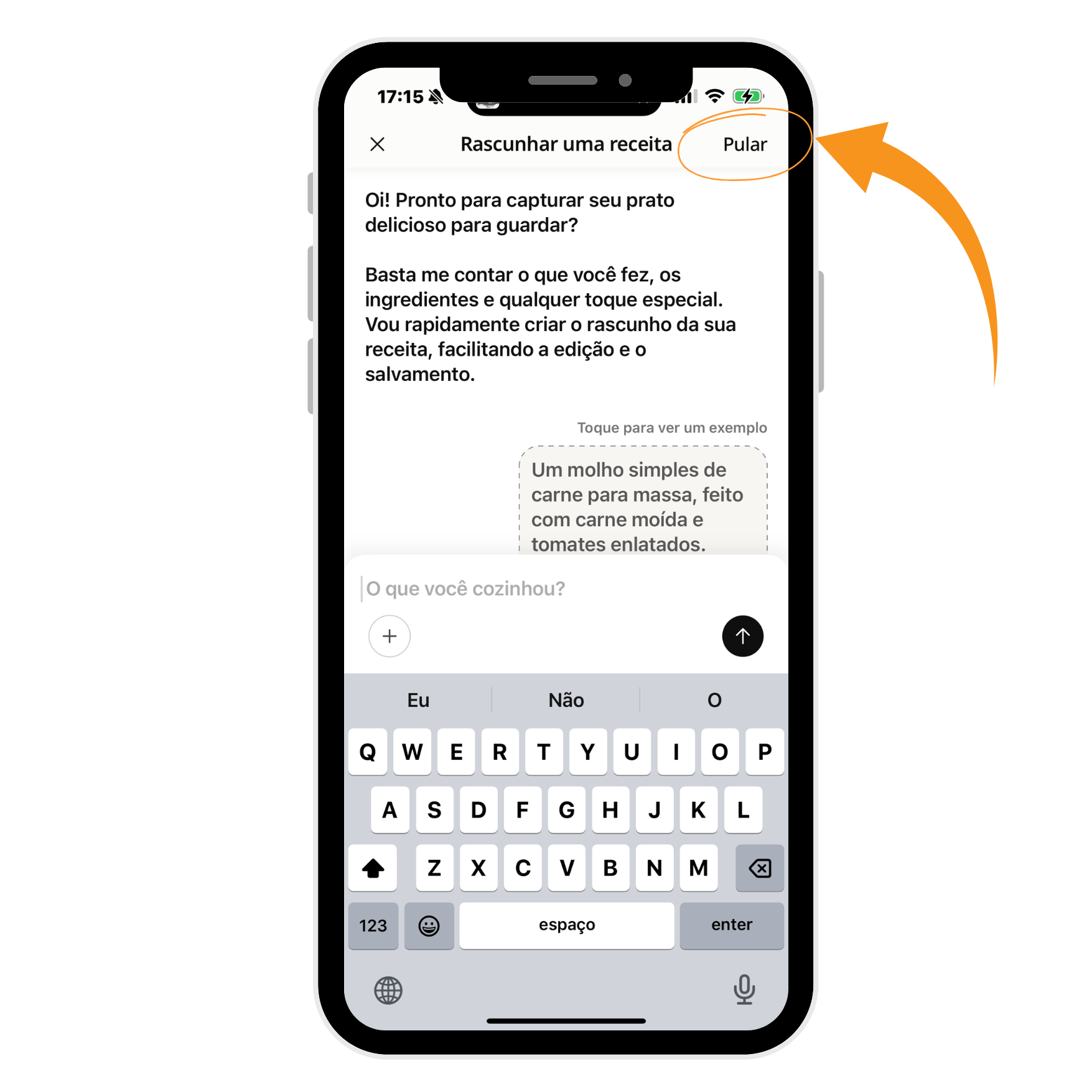 ✨ Apresentamos o Assistente de Receitas com IA da Cookpad