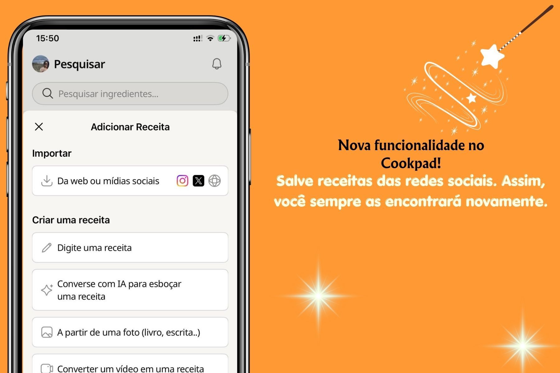Como salvar receitas do Instagram e TikTok no seu celular