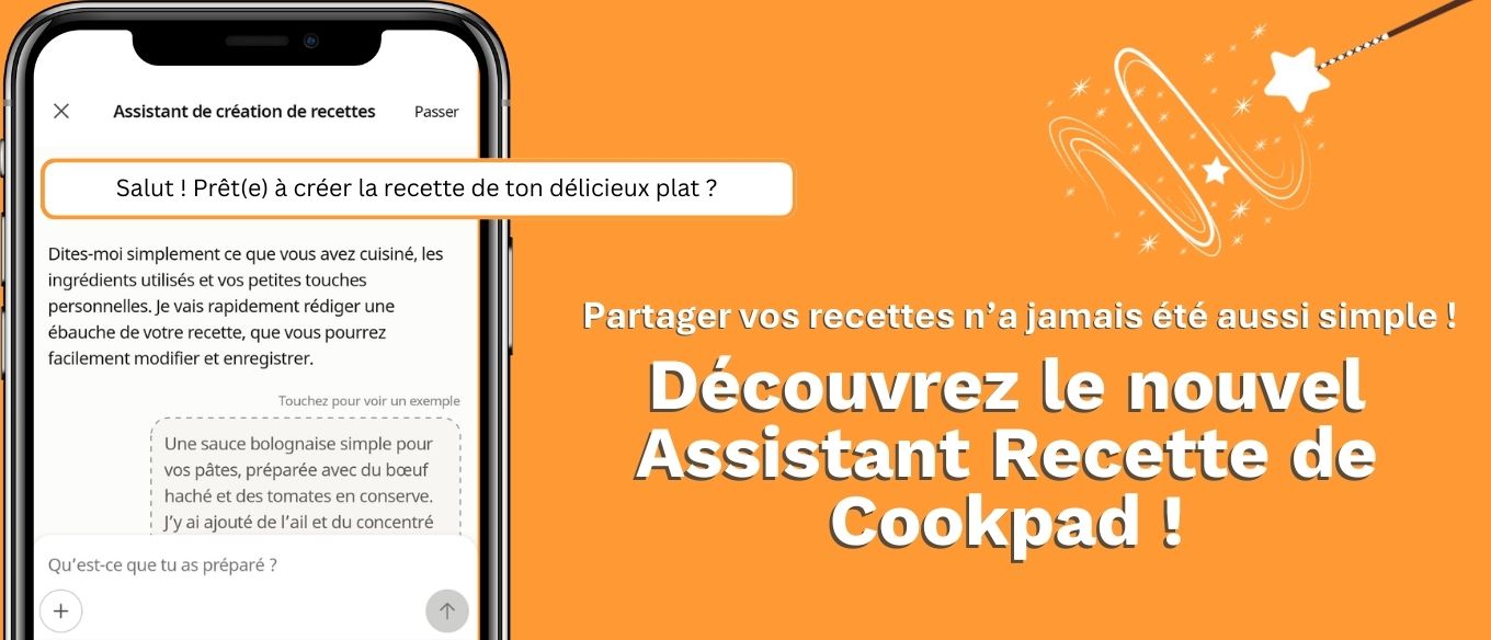 Découvrez le nouvel assistant IA de Cookpad : la façon la plus intelligente de créer des recettes