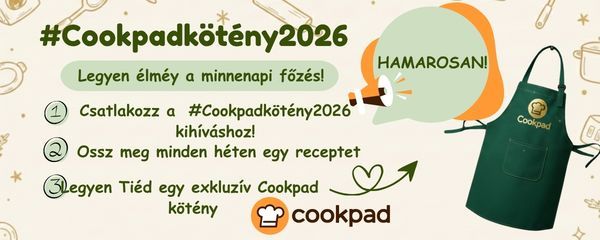 Cookpadkötény 2026