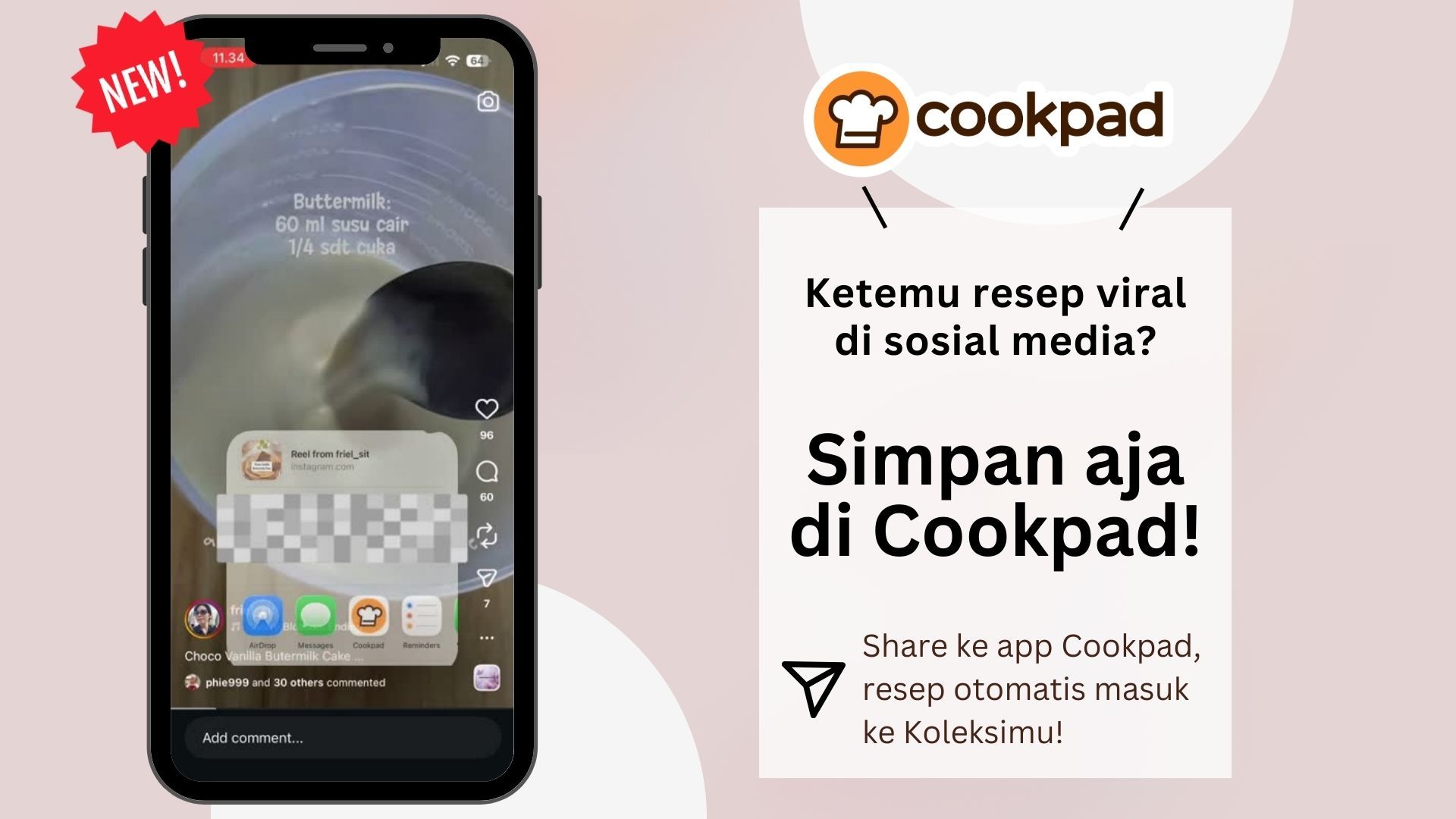 HP penuh Karena Kebanyakan Foto Resep? Cobain Fitur Impor Resep dari Video Sosial Media ke Cookpad