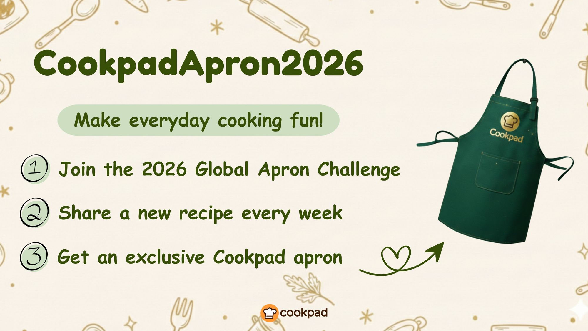 4th Cookpad Apron Challenge 2026: Cook, Create & Earn Your Exclusive Apron