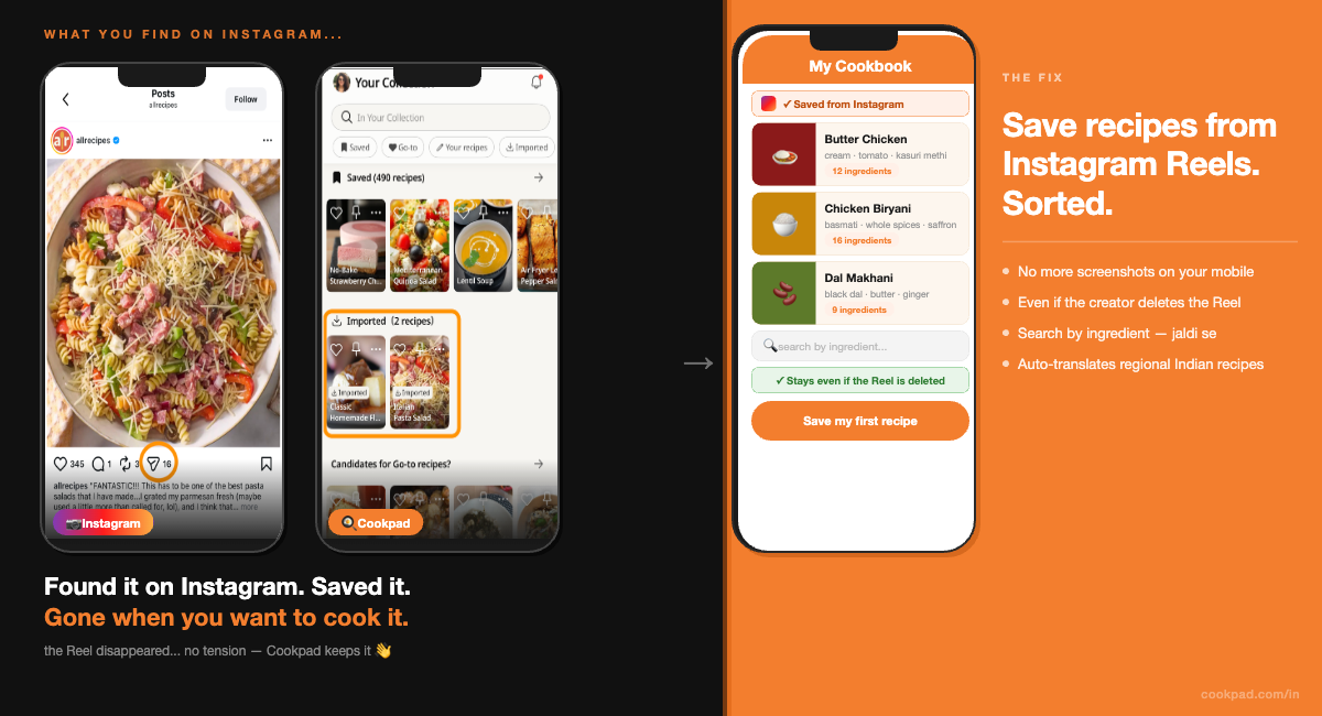 How to Save Recipes from Instagram Reels Without Losing Them