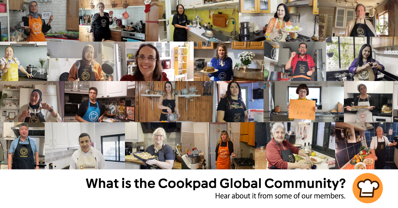 Mensajes de amor a Cookpad desde cocinas de todo el mundo