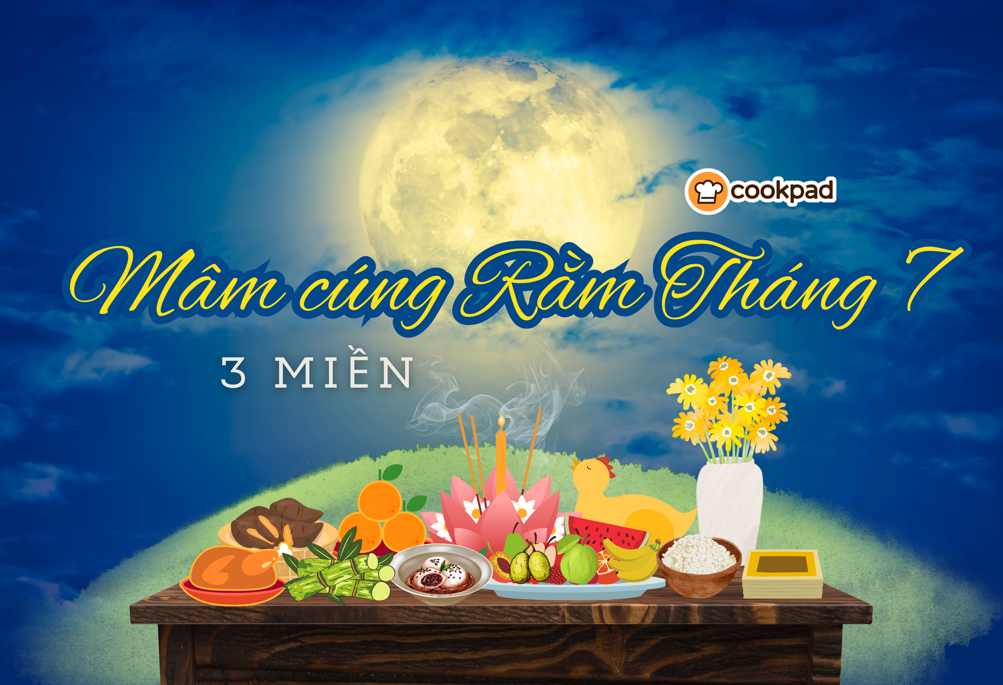 Rằm tháng 7 cúng gì? Khác biệt thú vị giữa 3 miền Bắc – Trung – Nam