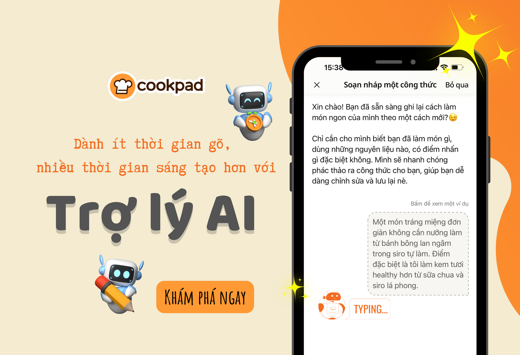 Cookpad ra mắt Trợ lý AI: Cách mạng hóa việc viết công thức nấu ăn!