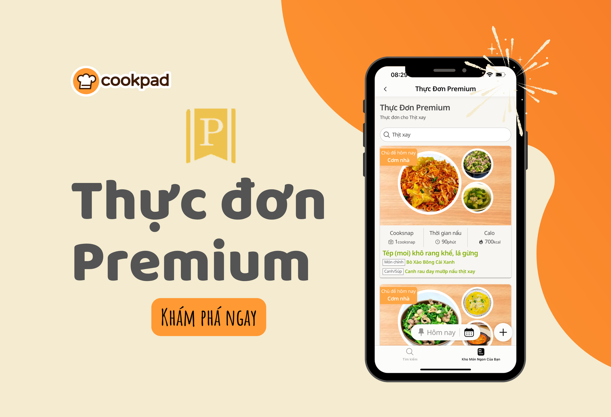 Khám phá tính năng Thực đơn Premium thông minh từ Cookpad
